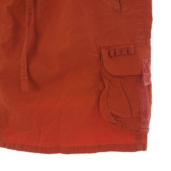 Athleta Cargo Skort Solid Orange Womens Size 8 35316 - Picture 5 of 10